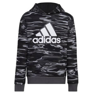 Kids' Adidas Allover Print Liquid Camo Pullover Hoodie (SIZE M)
